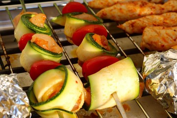 spieß grillen vegetarisch