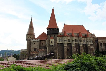 Fototapeta premium The amazing Corvin (Huniazilor) Castle in Hunedoara, Romania.