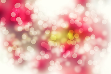 mixed color pink,red,white,yellow  bokeh abstract background