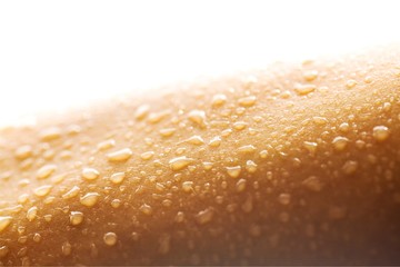 Water droplets on the skin background