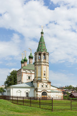 Fototapeta na wymiar Trinity Church, medieval orthodox church in Serpukhov, Moscow region, Russia.
