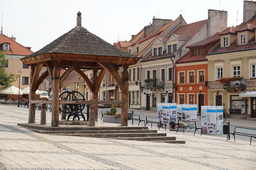 Fototapety  The historic center of the city of Sandomierz in Poland.