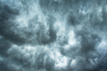 gloomy storm clouds, background, texture