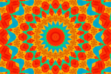 Abstract kaleidoscope pattern background