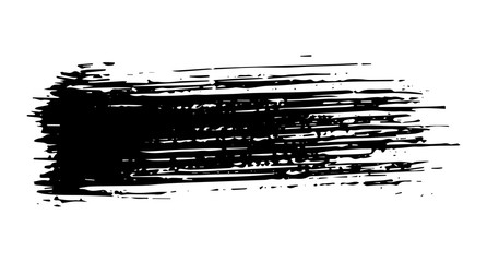 Artistic paint stroke