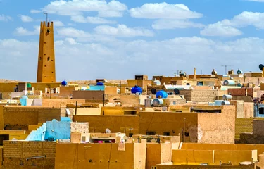 Foto op Canvas El Atteuf, an old town in the M'Zab Valley in Algeria © Leonid Andronov