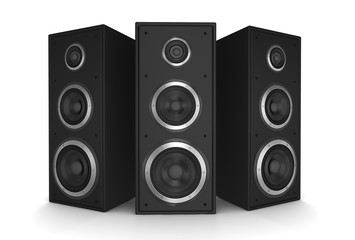Fototapeta premium speaker concept 3d illustration