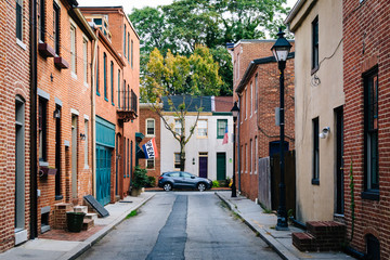 Bethel Street in Fells Point, Baltimore, Maryland