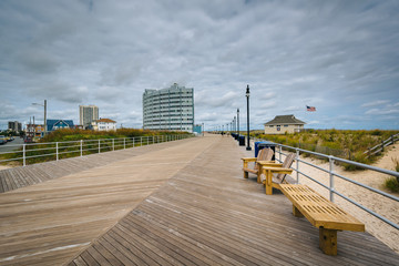 The boardwalk in Atlantic City, New Jersey