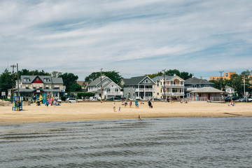 View of the Municipal Beach Park in Somers Point, New Jersey.