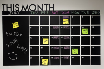 Things to do Wall Calendar