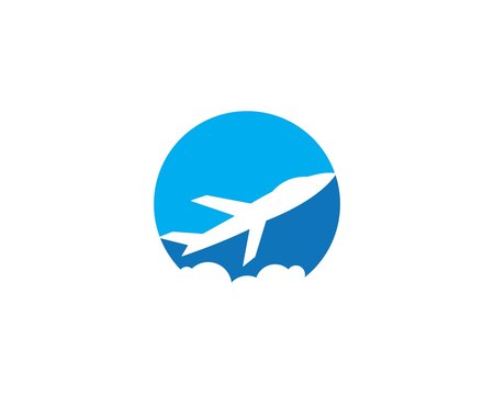 Plane logo vector