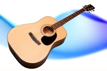 Obraz premium Classical acoustic guitar