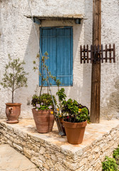 A view in the traditional village of Lania in cyprus.