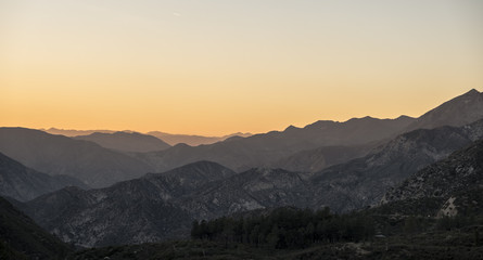 Late Sunset Mountain View 2