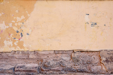 Wall background with rough and aged texture