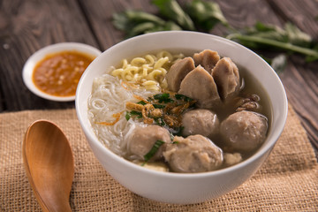 bakso. indonesian meatball