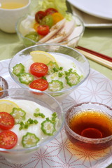 カジュアルな素麺ランチ