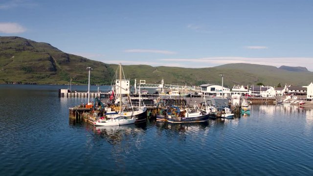 Oceania Cruises Nautica cruise ship visiting Ullapool, Highlands, Scotland on 01/07/2018.