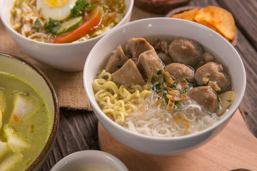 bakso. indonesian meatball
