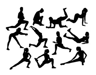 Sport Activity Silhouettes, art vector design