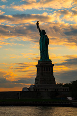 Statue of Liberty at Ellis Island in New York City