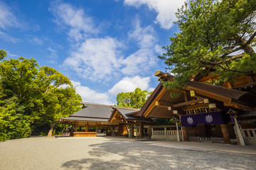 Fototapeta na wymiar 熱田神宮の風景
