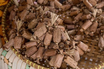jenang or dodol. traditional indonesia