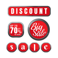 Discount 70 percent. big sale. vector. banner. Business. marketing. on white background