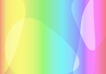 Abstract rainbow color wave background