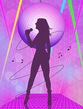 singer in concert