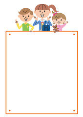 子供　キッズ　フレーム