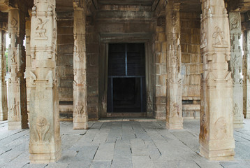 Kadalekalu, Gram, Ganesha. Sacred Center. Hampi, Karnataka.