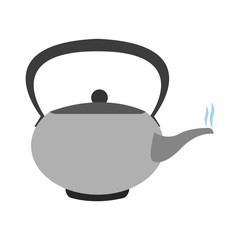 Teapot utensil isolated vector illustration graphic design