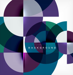 Obraz premium Modern circle abstract background