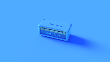 Blue Concert Speaker 3d illustration 