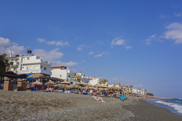 Plage de Myrtos en Cr&egrave;te - Gr&egrave;ce