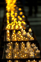 Candles In The Church Of Our Lady, Bruges