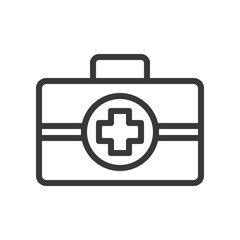 first aid simple outline icon