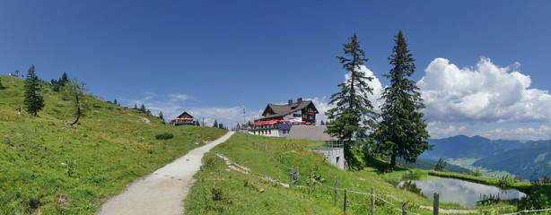 Gablonzer Hütte near the Gosausee in Salzkammergut. Dachstein. Austria