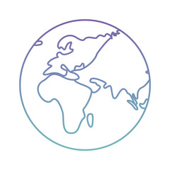 world planet map icon vector illustration design