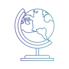 world planet map icon vector illustration design