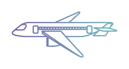 airplane flying isolated icon vector illustration design