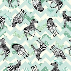 Zebra pattern, illustration, animal.