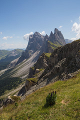 Obraz premium Naturpark Puez-Geisler