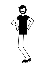 young man avatar character