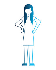 young woman avatar character