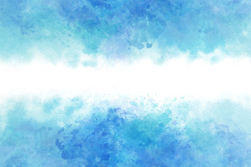 水 波 青 夏 水彩 背景