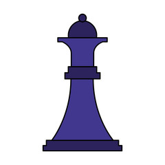 queen chess piece isolated icon
