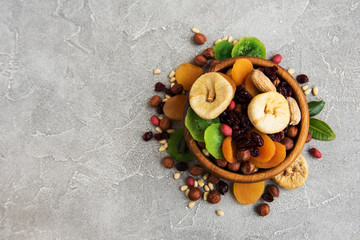 Mixed dried fruits